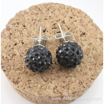 Wholesale Colorful Shamballa Balls Stud Earring For Women